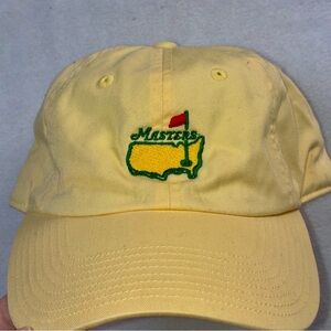 Masters Golf Augusta Yellow Dad Hat American Needle Adjustable Cotton Golf Cap